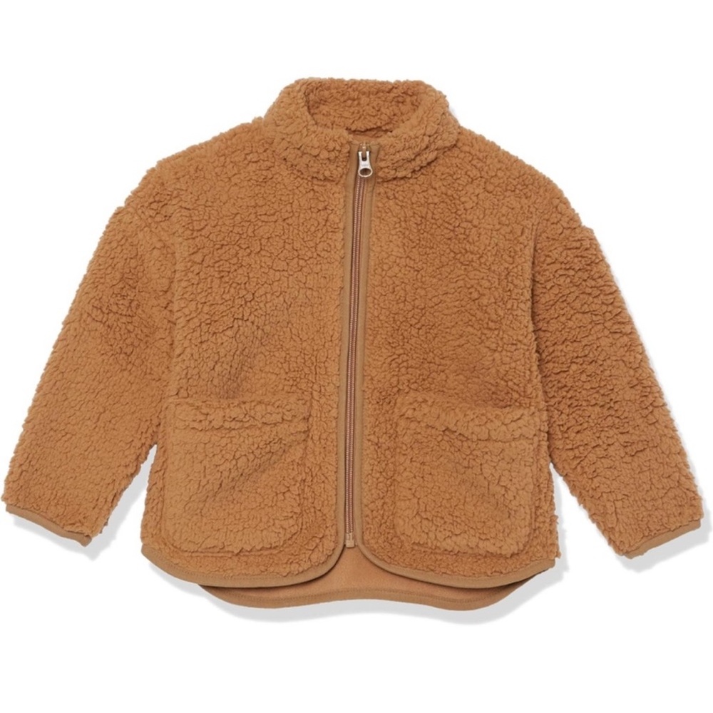 NWT SHERPA ZIPPER JACKET W/POCKETS BOY/GIRL